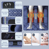 CNPSMYF Full Body Massage Mat with Heat, Foot Massager Whole Body Vibration Massage Pad 1.4-1.9m Adjustable Multifunctional Body Massage Mattress for Back Neck Lumbar Leg Foot