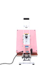 16x24 Semi‑Automatic Heat Press Machine w/Cross Infrared Positioning Pink