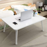 ONMYJFD Folding Table, Large Bed Tray Multifunction Lap Bed Desk Foldable Portable Standing