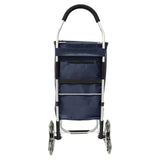 3 in 1 Shopping Cart, Foldable Hand Truck with 6 Wheels, 110 lbs Grocery Cart