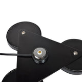 UAYESOK 8.8inch NMO Heavy Duty Magnetic Antenna Mount Base, Triangle Vehicel Mobile Antenna Magnet Base for CB/HF/VHF/UHF NMO Antennas