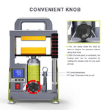 5 Ton Hydraulic Heat Press Machine with 3x5 inch Heated Plates