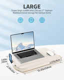 SAIJI Laptop Lap Desk with Pillow Cushion, Ultra Lightweight Laptop Tray