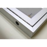 Ghent 24"x18" 1-Door Outdoor Enclosed Vinyl Bulletin Board, Shatter Resistant, with Lock, Satin Aluminum Frame - Silver (‎PA12418VX-193), Made in The USA