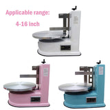 THUXEON 4-16in Cake Cream Spreading Coating Smearing Machine Automatic Cake Frosting Machine with Stainless Steel Spatula, LCD Digital Display, Electronic Buttons, 40-180RPM Adjustable Speed 110V 60W