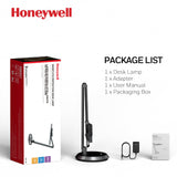 Honeywell Desk Lamp for Home Office, H9 Sunturalux™ Eye-Caring LED Desk Light, 1000LM Dimmable Desk Lamp with Timer and Auto-Sensing, Adjustable Desk Reading Light or Study, Cumputer, Architect