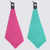 Playing It Forward Magnetic Golf Towel for Golf Bags with Clip for Men & Women, Waffle Weave Microfiber Towel, Set of 2