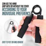 Logest Metal Hand Grip Strengthener 100LB-350LB No Slip Heavy-Duty Grip Strengthener with Gift Box, Great Wrist & Forearm Hand Exerciser, Home Gym, Hand Gripper Grip Strength Trainer (Silver - 100LB) Logest