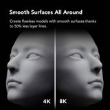 phrozen Sonic Mini 8K S LCD Resin 3D Printer, 7.1" Monochrome LCD