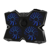 UMKLSW Laptop Cooler Cooling Pad Fan Notebook Adjustable Speed with 4 Fans for 14"-17"