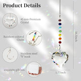 Bestie Gifts for Women - Crystal Heart Suncatcher Rainbow Gifts with Message Card, Unique Birthday for Bestie, BFF, Soul Sister, Long Distance Friend