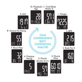 Tanita RD-953 InnerScan PRO Bluetooth Body Composition Monitor Multi Frequency Smart Scale - 11 Measurements - Japan Technology Color Display Weight Fat BMI Muscle Bone Water