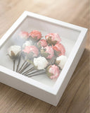 XAICE 8.7x10.8 Shadow Box Frame Display Case, Real Glass, Sturdy Memory Shadows Boxes Frames for Tabletop and Wall, Newlyweds 、Artisans Gifts