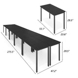 Conference Tables 23ft Office Computer Desk for Meeting Room Study Writing Printer Podcast Table for 24 People