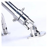 (Pair of) Marine Grade Stainless Steel Fishing Outrigger Rod Holder Mirror Polish Adjustable Pole Boat Hardware(Small-a Pair)