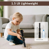 Car Vacuum Portable, CROS 4-in-1 Cordless Vacuum Cleaner with 25000 Pa Max,3 Suction Modes,Handheld Vacuum for Car, Office Desk, Keyboards,Sofa