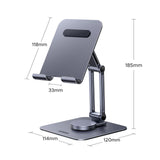 UGREEN Tablet Stand for Desk Swivel with 360° Rotating Base Tablet Holder Aluminum Portable Stand Adjustable Home Office Accessories Compatible with iPad Pro 11 Air Mini 6 5 Grey