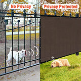 Privacy Screen Fence, Outdoor Fencing Panels, Garden Windscreen Mesh Shade Sail Net Barrier