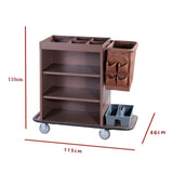 Housekeeping Room Service Cart Hotel Room Multifunctional Push