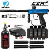 Maddog DYE CZR+ Paintball Gun Marker Advanced HPA Kit - Blue/Black Dust