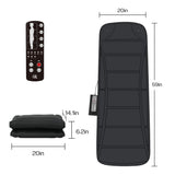 Massage Mat Full Body, Massager Chair Pad,10 Vibration Motors & 5 Massage Modes, Back Massager for Bed, Massage Mattress Pad CILI