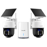 SOLIOM 4K Wireless Outdoor Solar Security Camera System, 2-Cam Kit