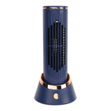 RiToEasysports Bladeless Tower Fan, Stylish 3-Speed with 4000mAh Battery, Portable Fan Compact Design for Dormitory, Small Rooms, Offices, Bedrooms