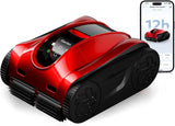 iGarden K Pro Cordless Robotic Pool Cleaner, 12H Runtime for Inground Pools, Wall Climbing & Waterline Scrubbing, 6604 GPH Suction, Smart AI Navigation, App & Touchscreen Control