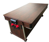 7ft Pool Table Air Hockey 3 in 1 Pool Table Blue Felt - Bullet