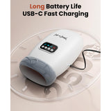 BOB AND BRAD Hand Massager with Heat and Compression, FSA-HSA Eligible, H60 Cordless Hand Massager for Arthritis and Carpal Tunnel, Pain Relief Heated Wrist Finger Massage, 5 Intensity Settings