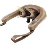 Feiyx Shiatsu Back and Neck Massager,with Electric Deep Tissue Kneading Massage,for Neck, Back, Shoulder, Foot and Legs, Use at Home, Car, Office, Cream Color