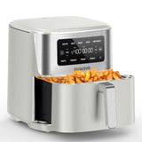 6-in-1 Air Fryer, 7-Qt Large Capacity, 50°F–400°F Precise Temp Control, Non-Toxic PFAS-Free Nonstick, Air Fry
