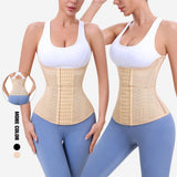 Waist Cincher for Women Corset Shapewear Mesh Sports Tummy Control Body Workout Girdle Waist Trainer Shaper (Nude, X-Small)