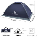 Tents for Camping 2/3/4/5 Person Camping Dome Tent, Waterproof, Spacious, Lightweight CAMEL CROWN