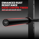 7FT Olympic Barbell 45 lb Barbell 2 INCH 1000lbs Capacity Olympic Bar with Moderate Knurling For Squats Curls Deadlifts Black