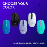 Logitech G305 Lightspeed Wireless Gaming Mouse, Hero Sensor, 12,000 DPI, Lightweight, 6 Programmable Buttons