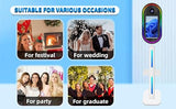 Aookely Mirror Photo Booth Machine with Instant DSLR Camera and Printer