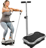 Lifepro TrimLite Vibration Plate Exercise Machine with Handlebars – Whole Body Vibration Platform for Lymphatic Drainage & Weight Loss