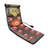 Full Body Heat Massage Mat with 20 Shiatsu Neck Kneading Heads, 9 Modes & Levels, Ultimate Muscle Relaxation Massager Cushion for Pain Relief & Stress Relief