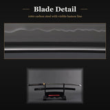Tiger Katana, 1060 Carbon Steel Hand Forged Full Tang Japanese Sword