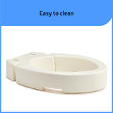 Medline Elongated Hinged Toilet Seat Riser, 3.5 inch, 400 lb Weight Capacity, White - Ideal Mobility Aid for Elderly, Disabled, and Medical Patients, Enhances Bathroom Safety