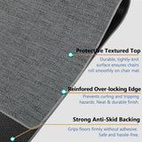 Chair Mat for Hardwood Floor, 50"x63" Desk Computer Chair Mat for Hard Wood & Tile Floor