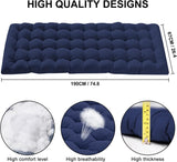 ARAER Camping Cot, 450LBS(Max Load), Portable Folding Outdoor Bed with Carry Bag for Adults Kids, Heavy Duty Cot for Traveling Gear Supplier, Office Nap, Beach Vocation and Home Lounging (Navy Blue)