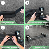 FitnessX Premium Hip Thrust Belt for Dumbbells Heavy, Hip Thrust Band for Weights, Glutes, Booty Belt Ideal for Workout, Weighted Belt for Women
