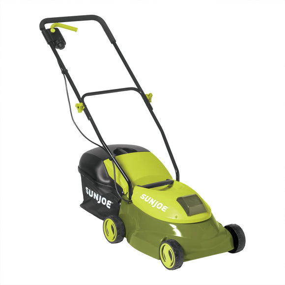 Sun Joe MJ401C-XR 14-Inch 28-Volt 5-Amp Cordless Lawn Mower w/Brushless Motor, Green
