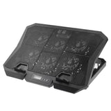 Laptop Cooling Pad and USB Ports with 6 Fans, Adjustable Stand