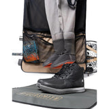 RiverSmith Fly Fishing Wader & Boot Bag – Gear-Roll Wader Bag with Changing Mat, Waterproof Pocket, Rod & Net Storage – Fly Fishing Gear Organizer – Shadow Kelp