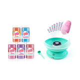 Cotton Candy Express BB1000-S Cotton Candy Machine, with 5-11oz. Jars of Cherry, Grape, Blue Raspberry, Orange, Pink Vanilla Floss Sugar & 50 Paper Cones Easy to Use and Clean