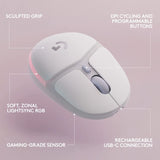 Logitech G705 Wireless Gaming Mouse, Customizable LIGHTSYNC RGB Lighting, Lightspeed Wireless
