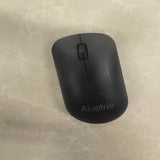 Wireless Mouse, 2.4G Ergonomic Portable Computer Mouse, Matte Black Slim Quiet Click, Long Battery Life Optical Tracking for Laptop Desktop MacBook Chromebook, Office Student Business Travel Users